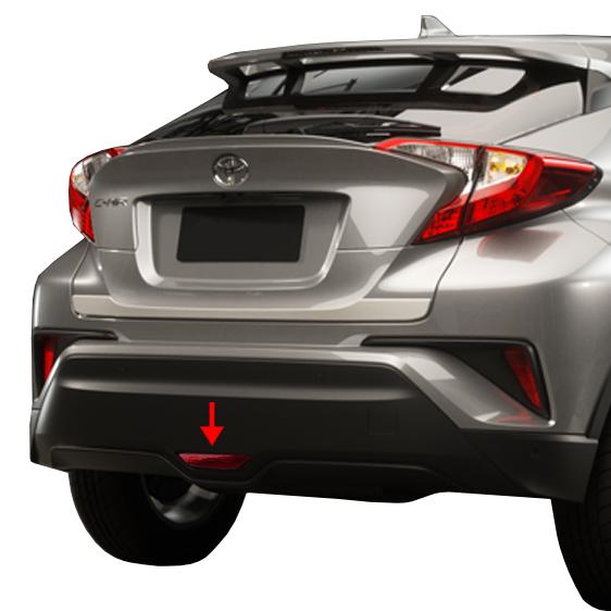 C-HR USトヨタ 純正品 TOYOTA 2018-2022年式 リアガーニッシュ 赤