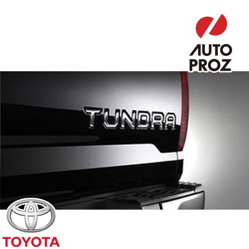 USトヨタ 純正品 TOYOTA タンドラ 2014-2021年式 テールゲート インサートバッジ クローム