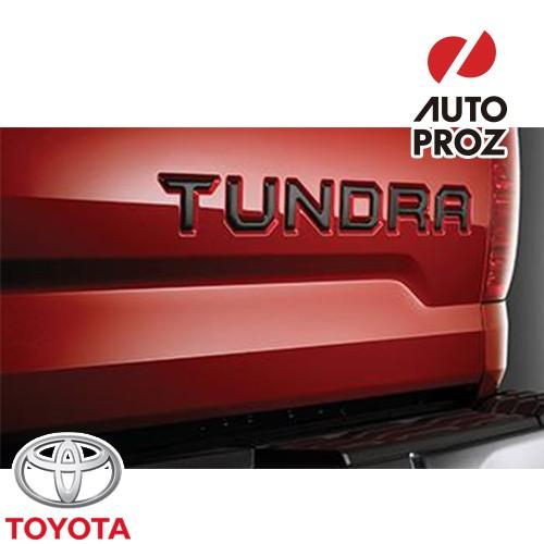 USトヨタ 純正品 TOYOTA タンドラ 2014-2021年式 テールゲート インサートバッジ ブラック