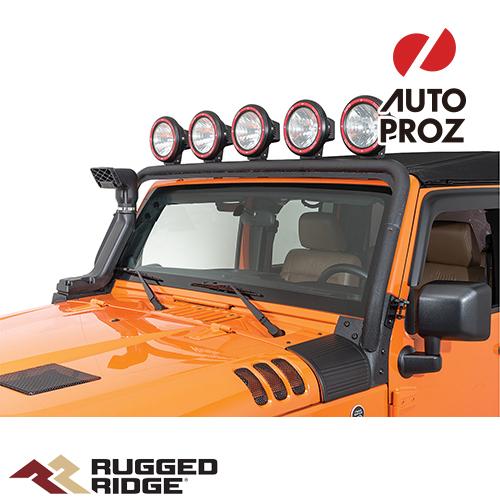 ウィンドシールドマウントライトバー ブラック JEEP JKラングラー 2