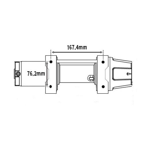 WARN 正規品 VRX 45-Sシリーズ 12V DC パワースポーツ用 電動 WARN 正規品 VRX 45-Sシリーズ 12V DC パワースポーツ用 電動