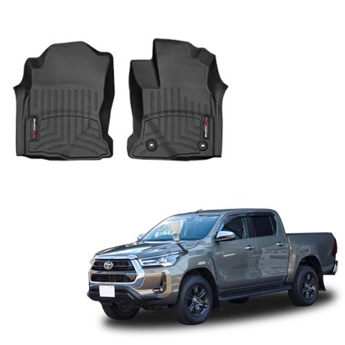 WeatherTech フロアマット トヨタ GUN125型 ハイラックス 2015年式以降 