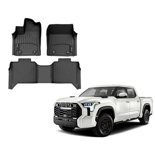 タンドラ2020 純正フロアマット フロアマット トヨタ タンドラ クルーマックス ダブルキャブ 2022年