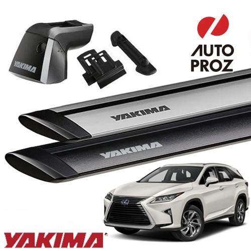 YAKIMA 正規品 レクサス RX AL20型 フラッシュレール付き車両 ベースキャリアセット リッジライン リッジクリップ27 ジェットストリームバーS