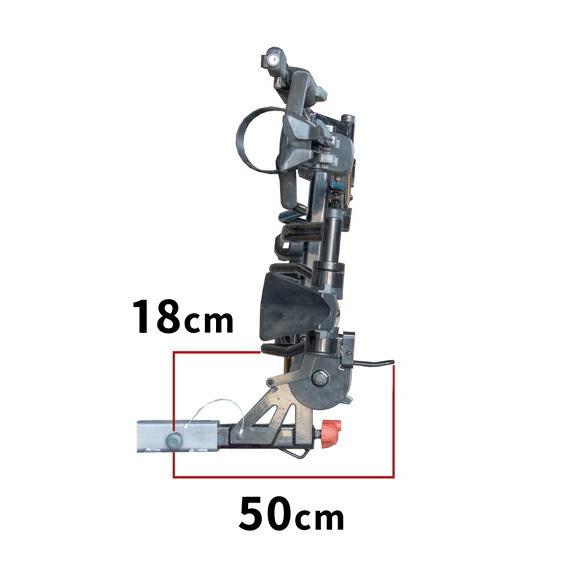 YAKIMA 正規品 ホールドアップEVO 2台積載 50.8mm/2インチヒッチ角用 トランクヒッチ用バイクラック｜autoproz-usa｜07