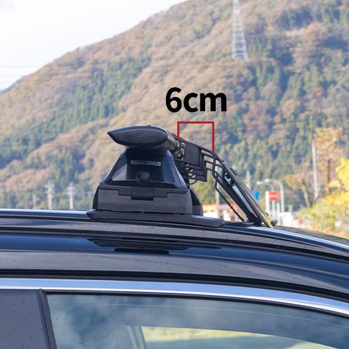 YAKIMA ブラックフェアリング YAKIMA 正規品 フェアリング ルーフラッククロスバー取付用 全長