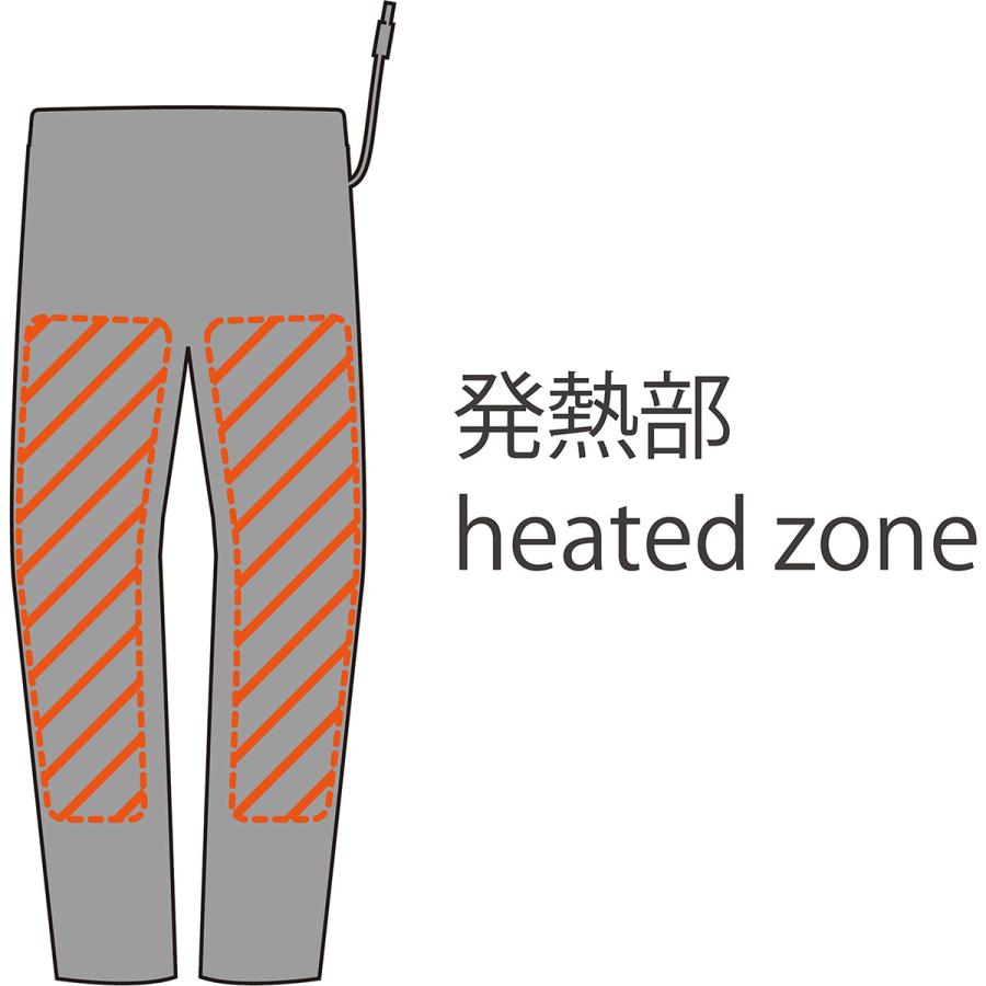 コミネ（Komine） EK-107 エレクトリックインナーパンツ12V Black L