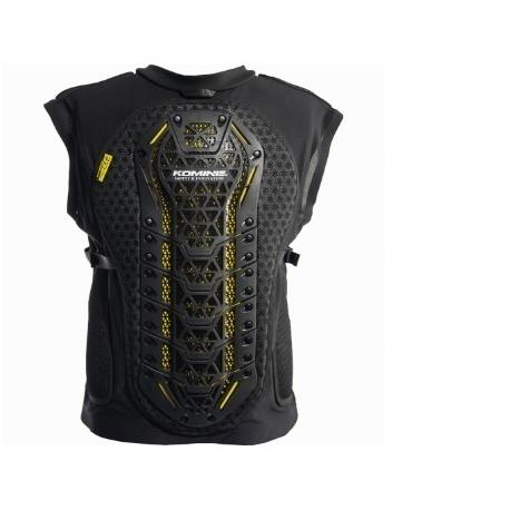 コミネ(KOMINE) バイク用 CEレベル2ボディアーマードベスト ブラック L