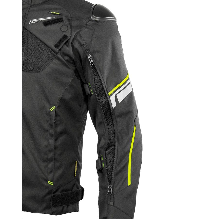 KOMINE JK-598 プロテクトフルイヤージャケット　L 07-598/ネオBK/L JK-598 プロテクトフルイヤージャケット 1着 コミネ