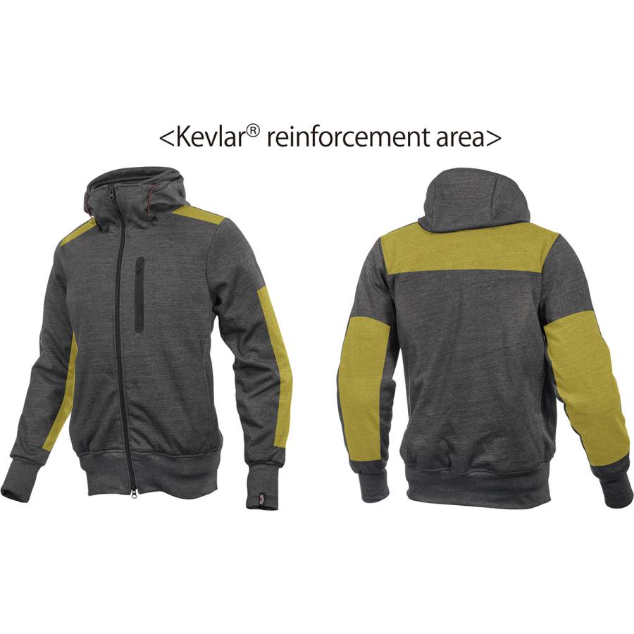 コミネ(KOMINE) JK-604 プロテクトKVパーカ Black 3XLサイズ_4
