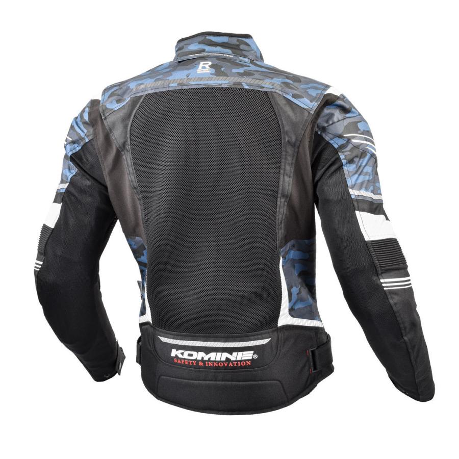 コミネ（Komine） JK-130 Rスペックメッシュジャケット BLUE-CAMO