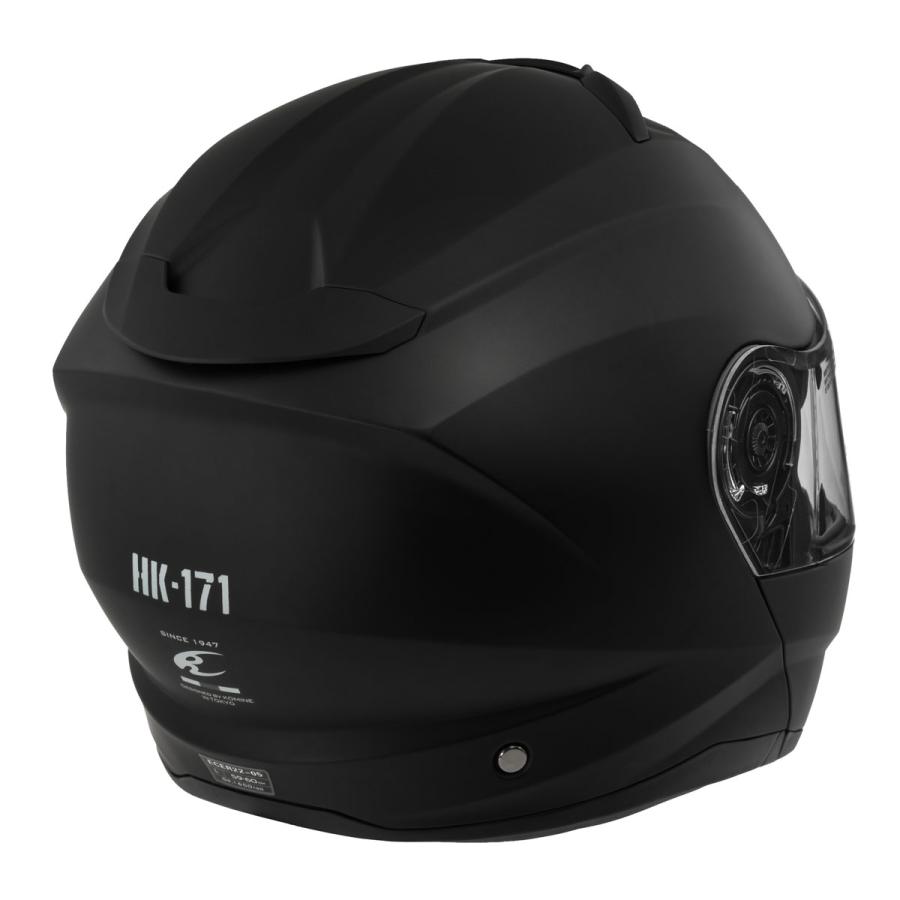 コミネ(KOMINE) HK-171 FL システムヘルメット Matt Black XLサイズ｜autorimessa-com｜04