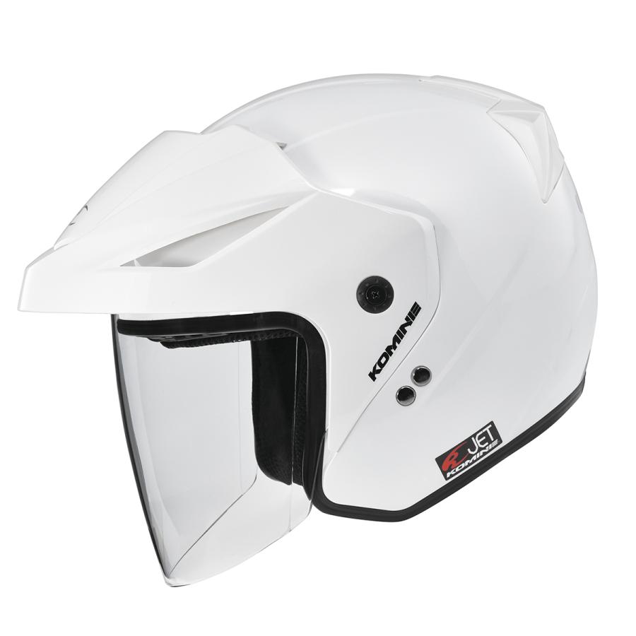 KOMINE ヘルメット HK-1651 エーラ2 ホワイト M コミネ（Komine） HK-1651 エーラ-II Pearl White Lサイズ : オート