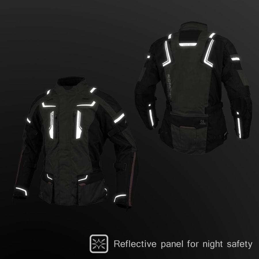 コミネ(KOMINE) JK-597 フルイヤージャケット Tricolor XLサイズ