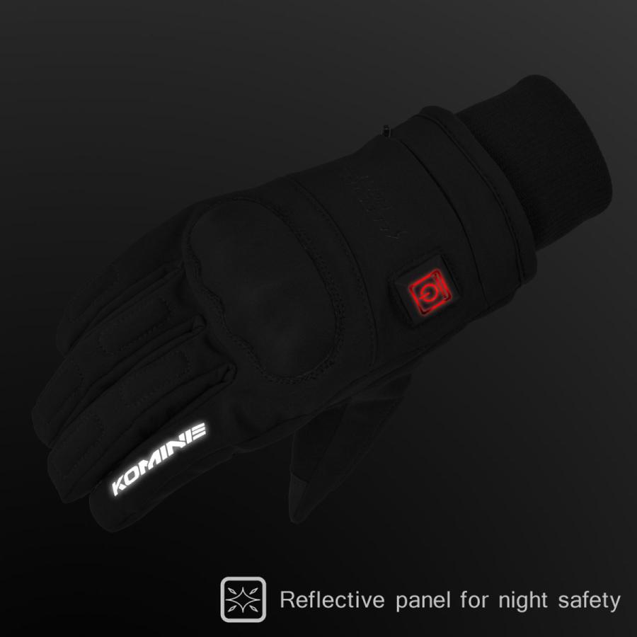 コミネ（Komine） EK-216 12VプロテクトE-グローブ XLサイズ : オート