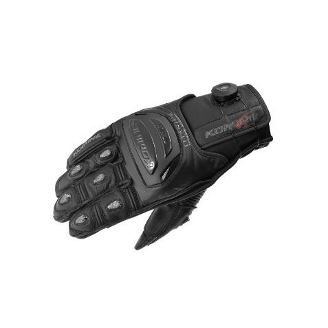 コミネ(KOMINE) GK-254 ダイアルフィットスポーツレザーグローブ BLACK XLサイズ
