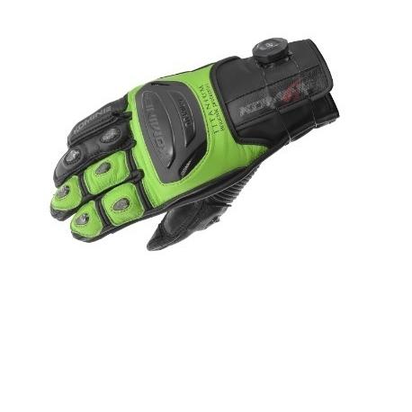 コミネ(KOMINE) GK-254 ダイアルフィットスポーツレザーグローブ Lime Green Lサイズ