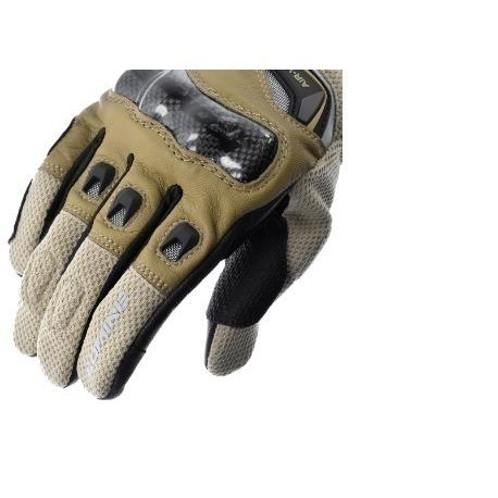 コミネ(KOMINE) GK-224 カーボンプロテクトレザーメッシュグローブ Brown 2XLサイズの画像