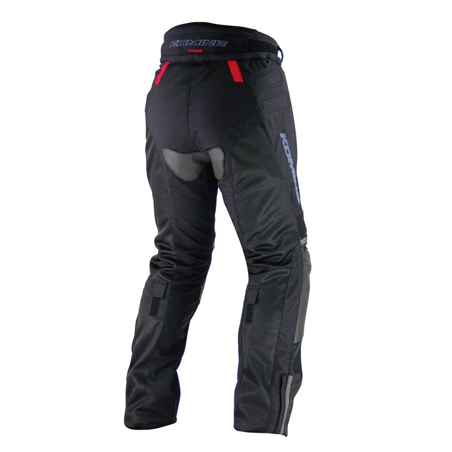 コミネ（Komine） PK-712 チタニウムレザーメッシュパンツ-リーガ