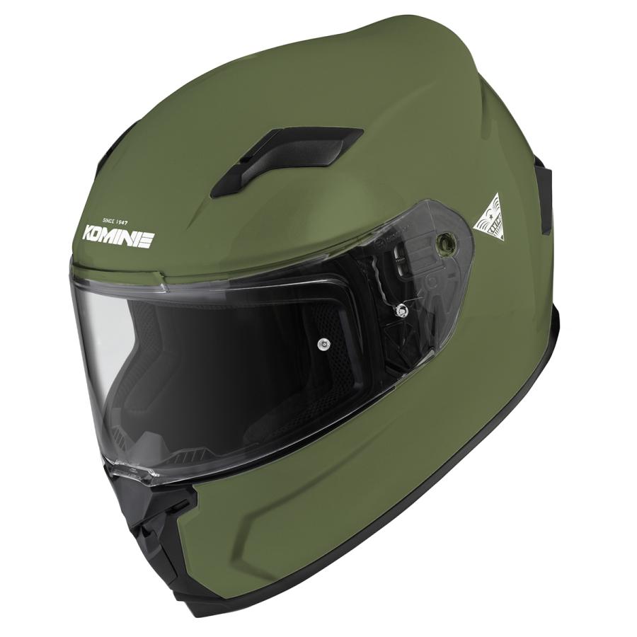コミネ（Komine） HK-170 FL フルフェイスヘルメット Olive Lサイズ