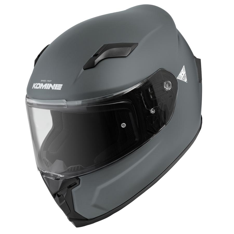 コミネ（Komine） HK-170 FL フルフェイスヘルメット Basalt Grey XL 