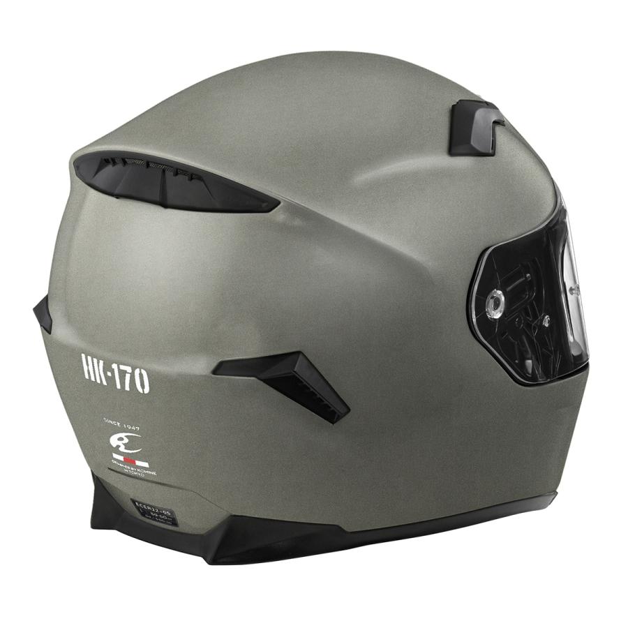 コミネ（Komine） HK-170 FL フルフェイスヘルメット Gunmetal Mサイズ
