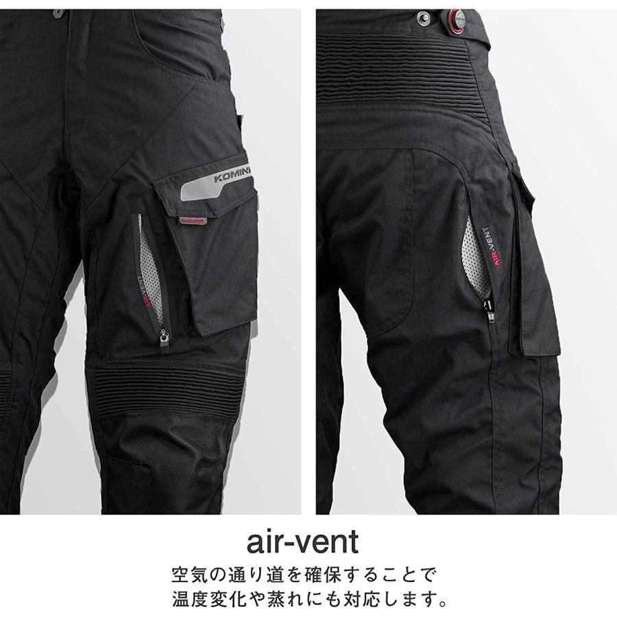 コミネ（Komine） PK-9141 ウインターパンツ-GERMANIA Black Lサイズ