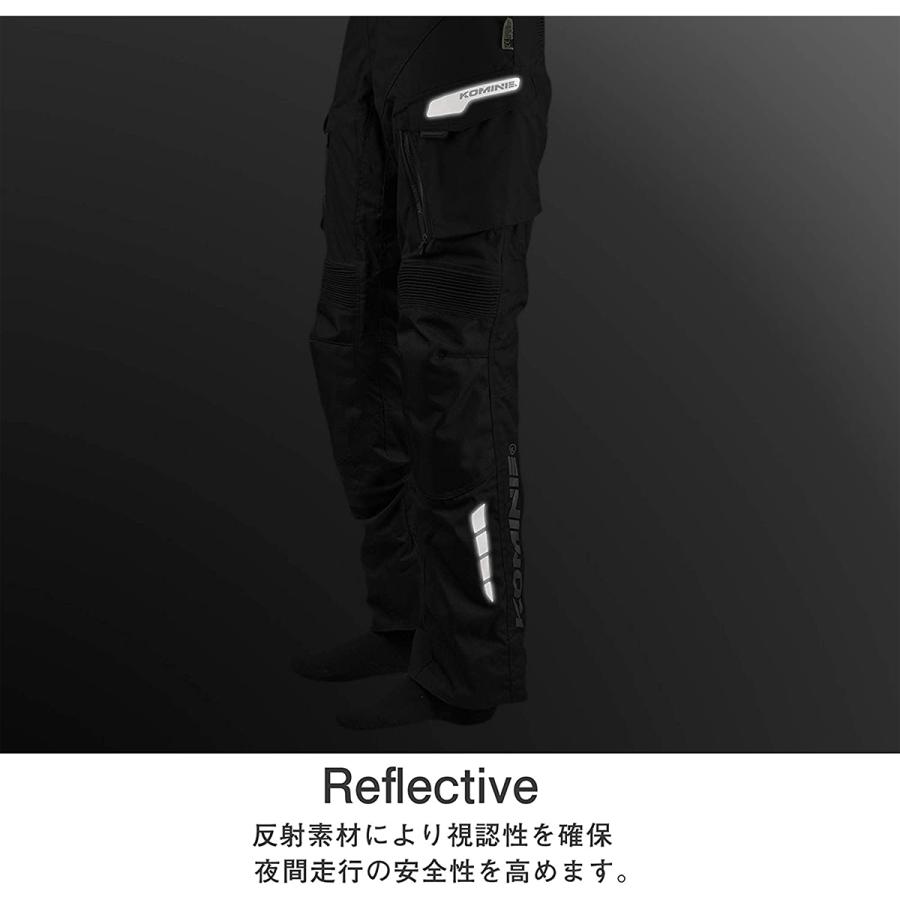 コミネ(KOMINE) PK-9141 ウインターパンツ-GERMANIA Black 2XLBサイズ|autorimessa-com|11