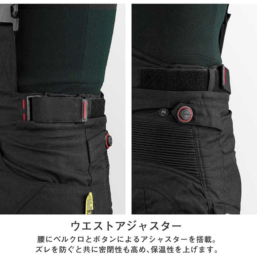 コミネ(KOMINE) PK-9141 ウインターパンツ-GERMANIA Black 2XLBサイズ|autorimessa-com|05