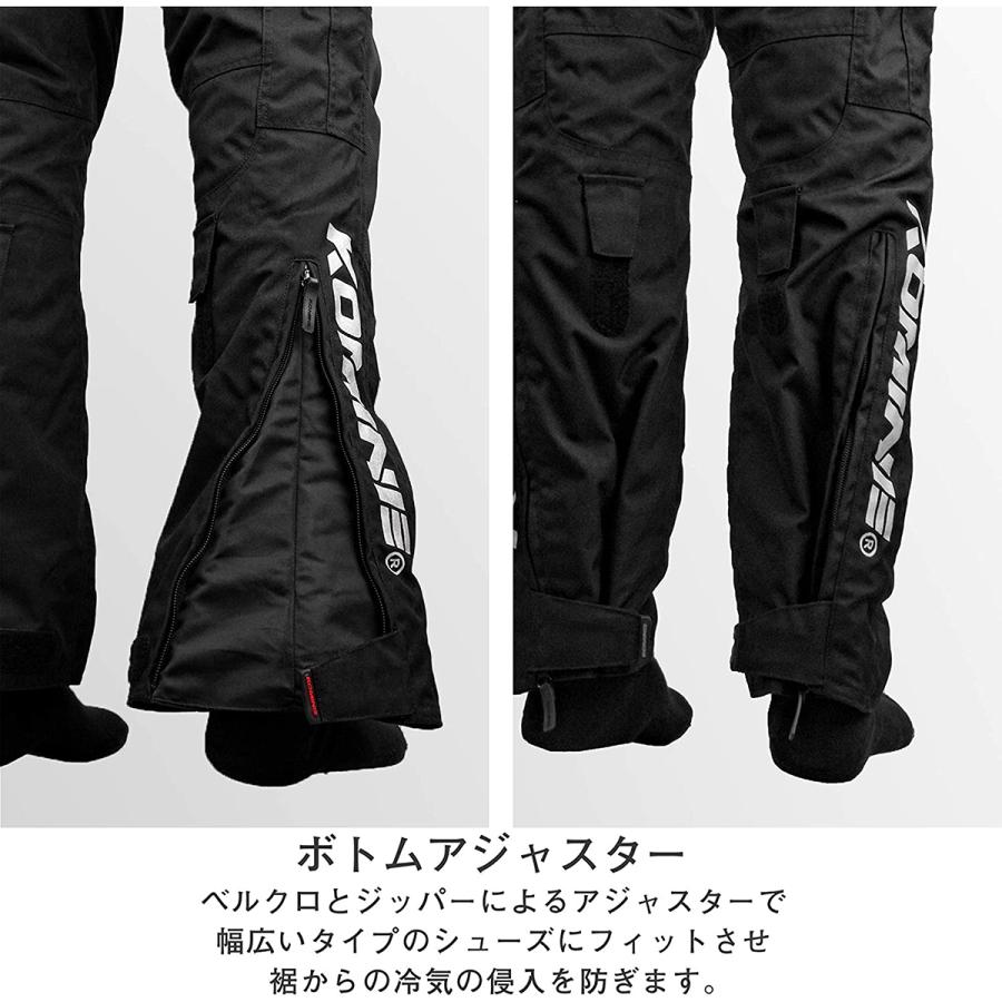 コミネ(KOMINE) PK-9141 ウインターパンツ-GERMANIA Black 2XLBサイズ|autorimessa-com|06
