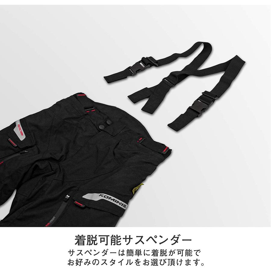 コミネ(KOMINE) PK-9141 ウインターパンツ-GERMANIA Black 2XLBサイズ|autorimessa-com|08