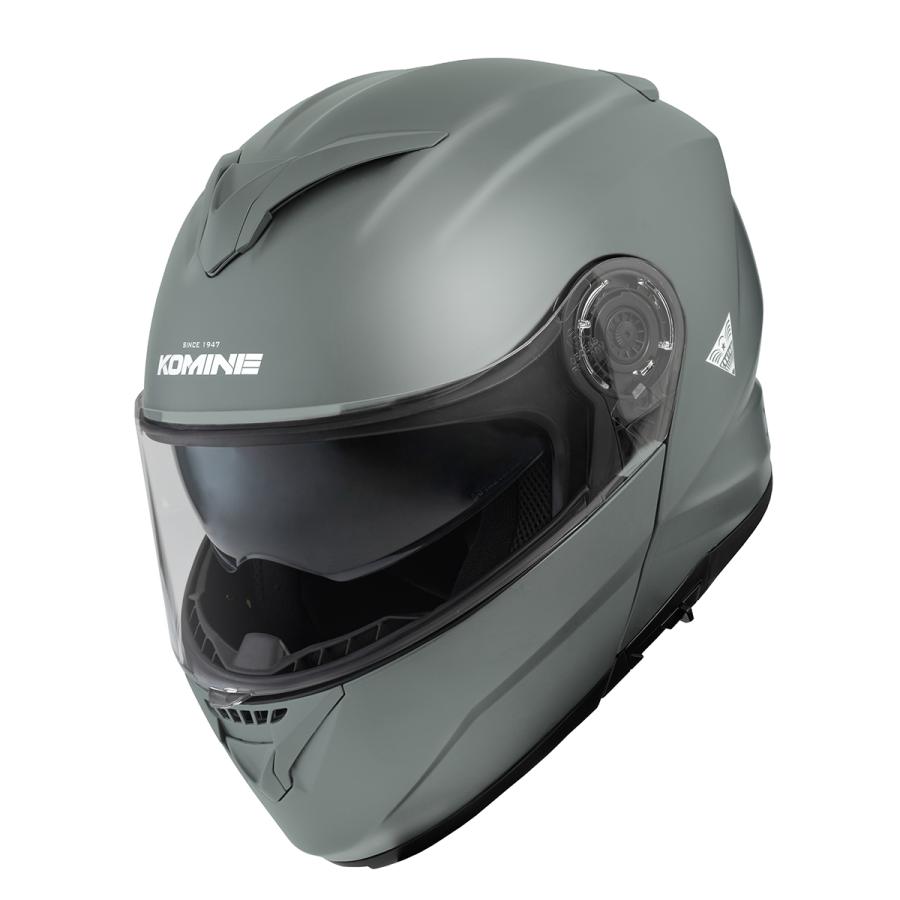 KOMINE フルフェイスヘルメット HK-171 グレー Mサイズ コミネ（Komine） HK-171 FL システムヘルメット Basalt Grey Mサイズ