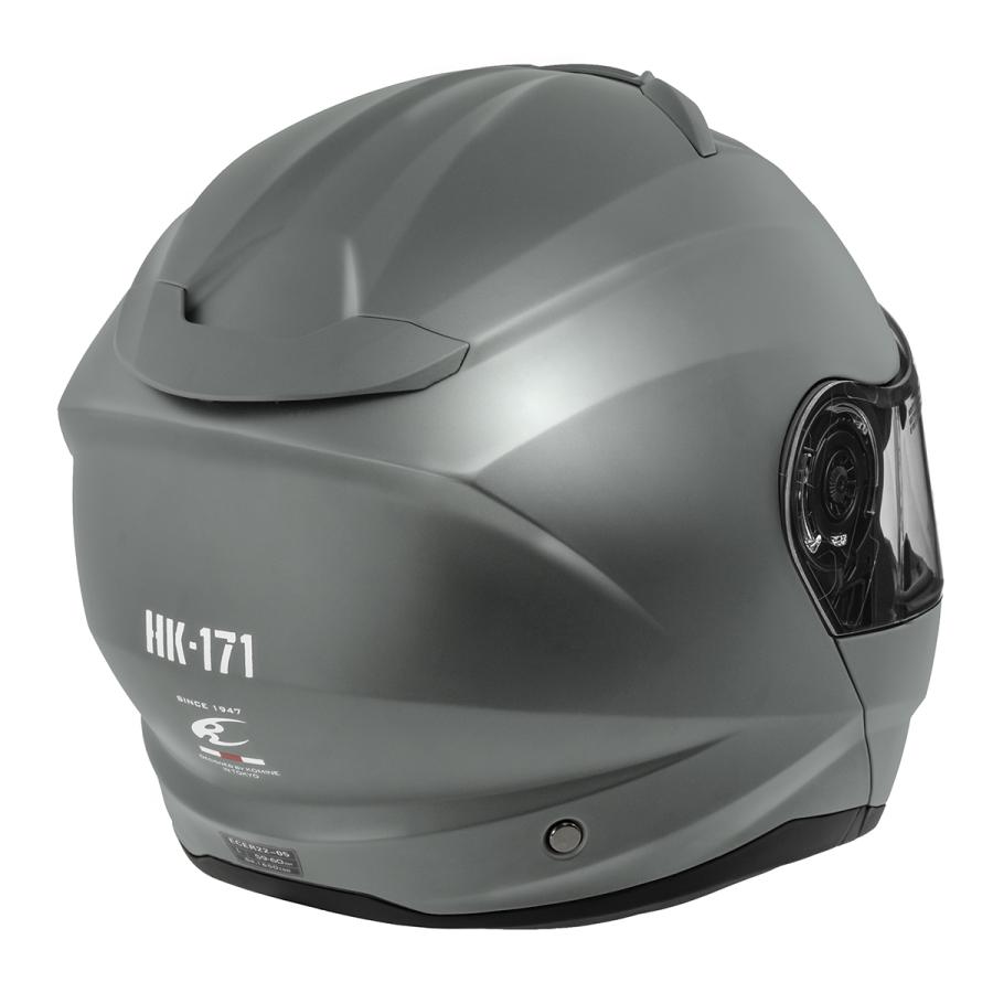コミネ(KOMINE) HK-171 FL システムヘルメット Basalt Grey Mサイズ 