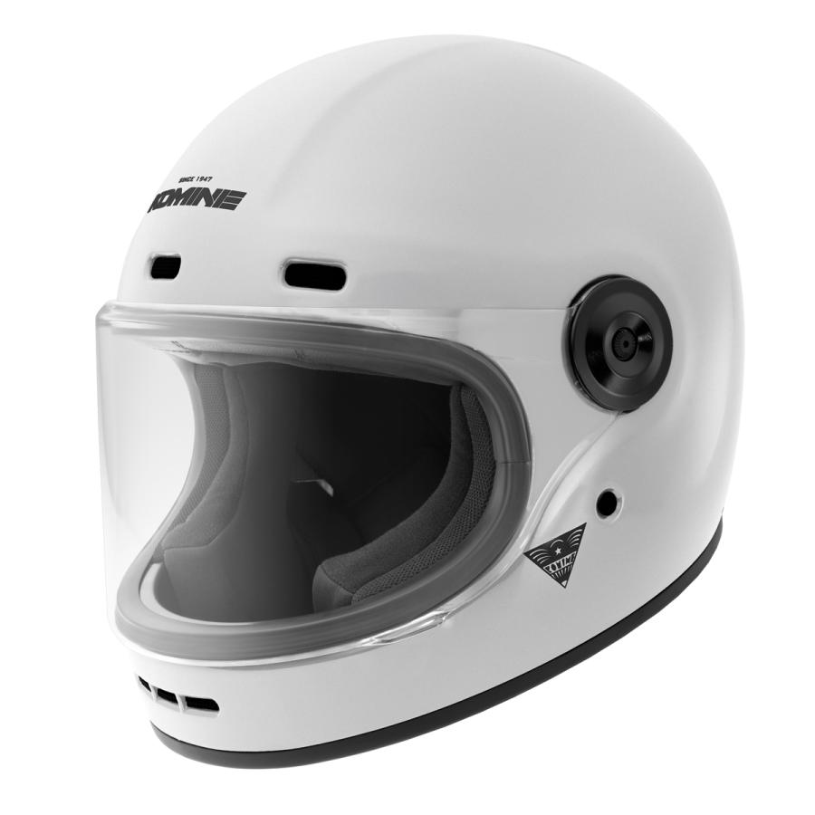 KOMINE コミネヘルメットHK-190パールホワイト コミネ（Komine） HK-190 ネオレトロフルフェイスヘルメット Pearl
