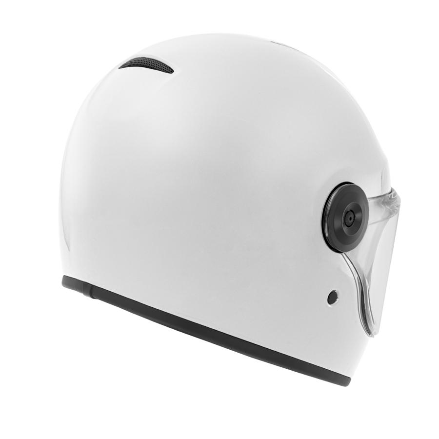コミネ(KOMINE) HK-190 ネオレトロフルフェイスヘルメット Pearl White XLサイズ｜autorimessa-com｜03