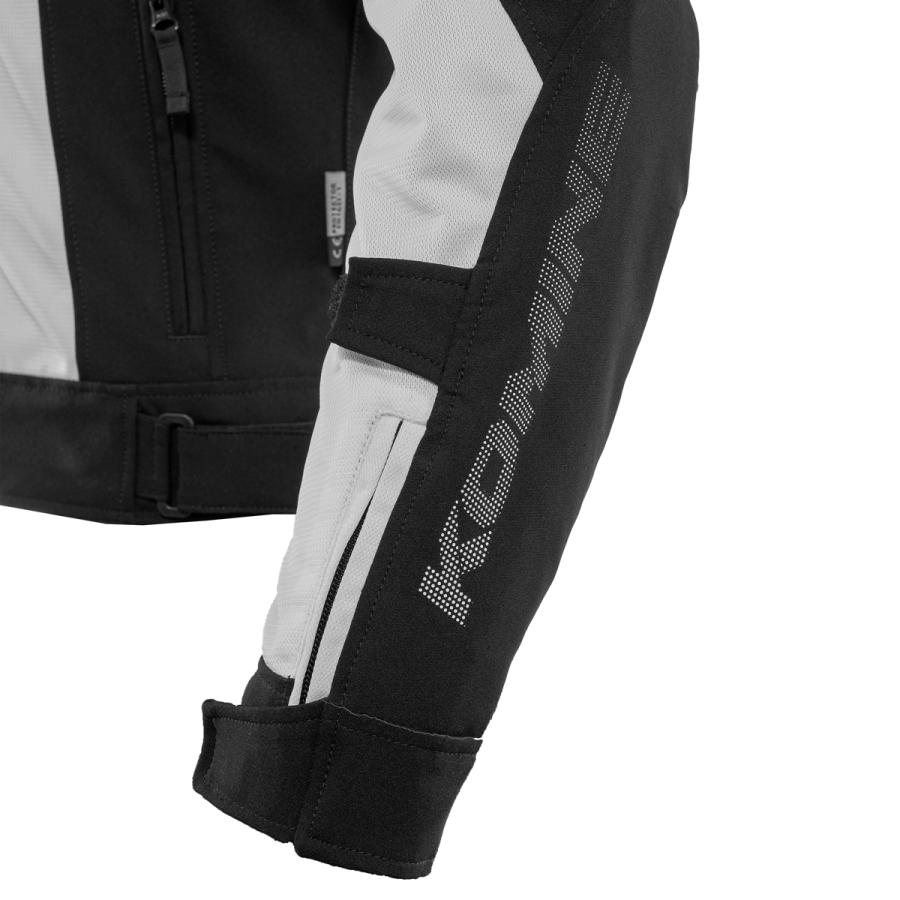 コミネ(KOMINE) JK-168 Rスペックスポーツメッシュジャケット White Lサイズ_4