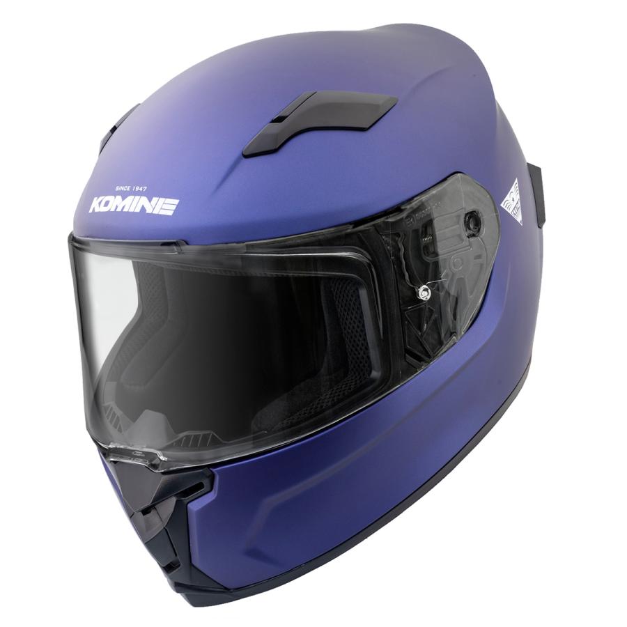 コミネ（Komine） HK-170 FL フルフェイスヘルメット Mat Metal Blue L