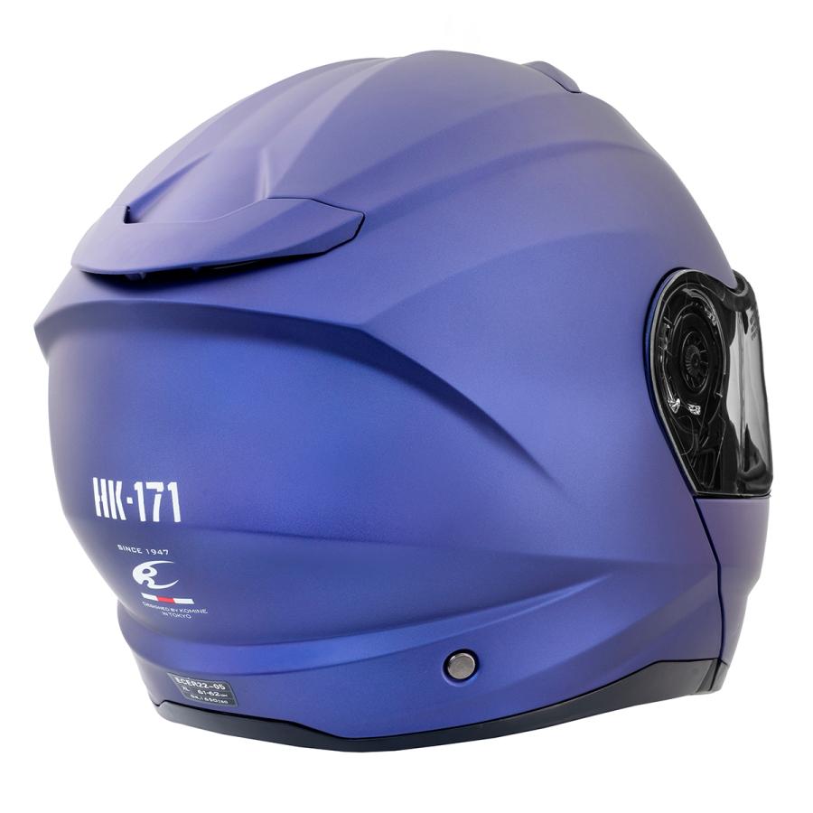 コミネ（Komine） HK-171 FL システムヘルメット Mat Metal Blue XL
