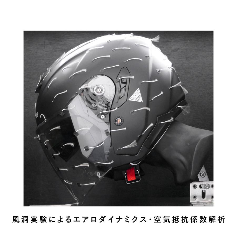 コミネ（Komine） HK-172 FL コンポジット FRP ジェットヘルメット