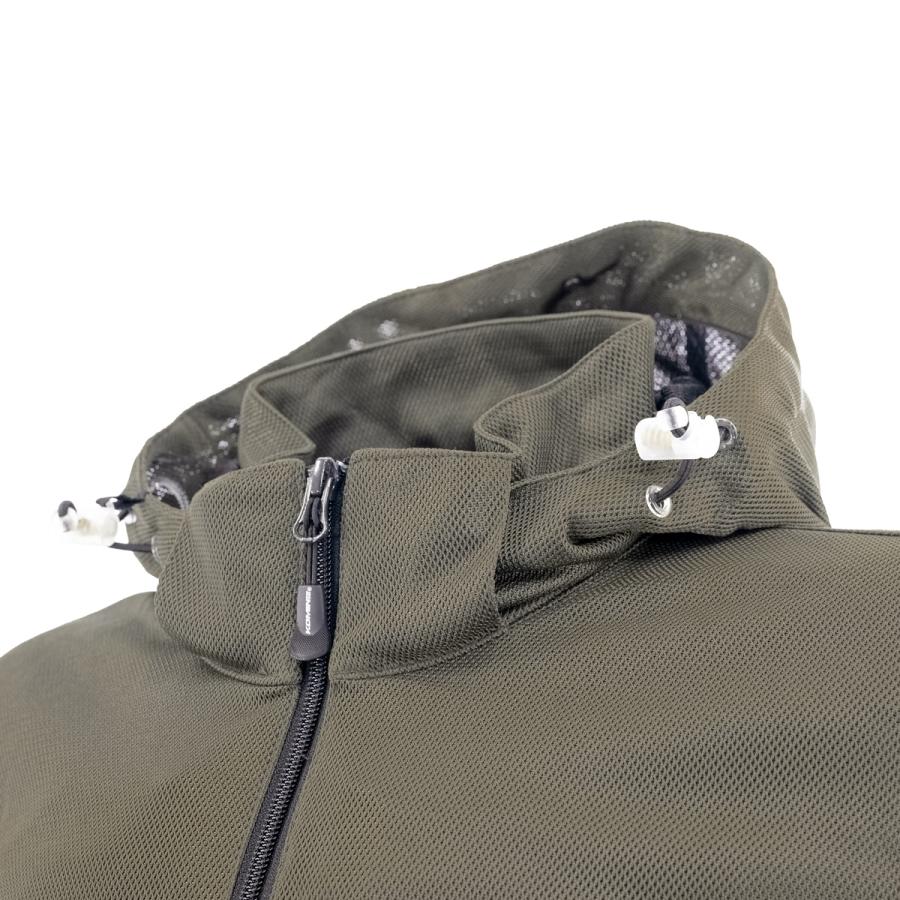 コミネ（Komine） JK-176 エニグマライト メッシュパーカ Black XL