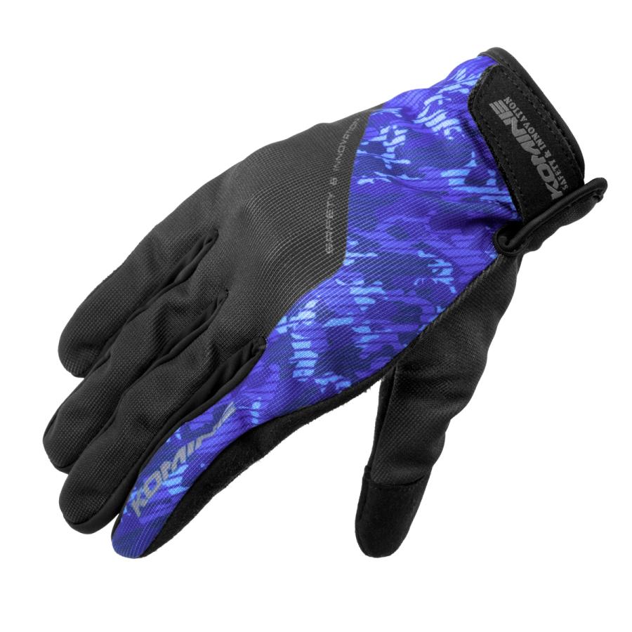 コミネ(KOMINE) GK-270 プロテクトメッシュグローブ Blue Camo XL