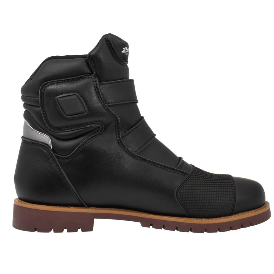 コミネ（Komine） BK-0975 WPアドベンチャーショートブーツ Black 25.5