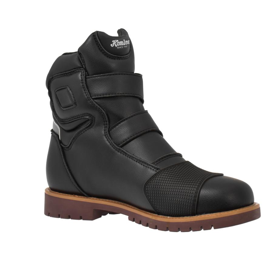 コミネ（Komine） BK-0975 WPアドベンチャーショートブーツ Black 25.5