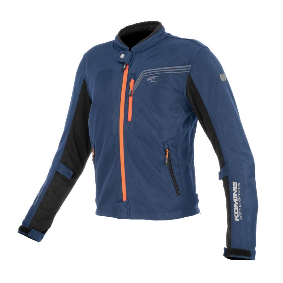 コミネメッシュジャケット XL ネイビー/ブラック コミネ（Komine） JK-191 エニグマG2フルメッシュジャケット Navy 3XL