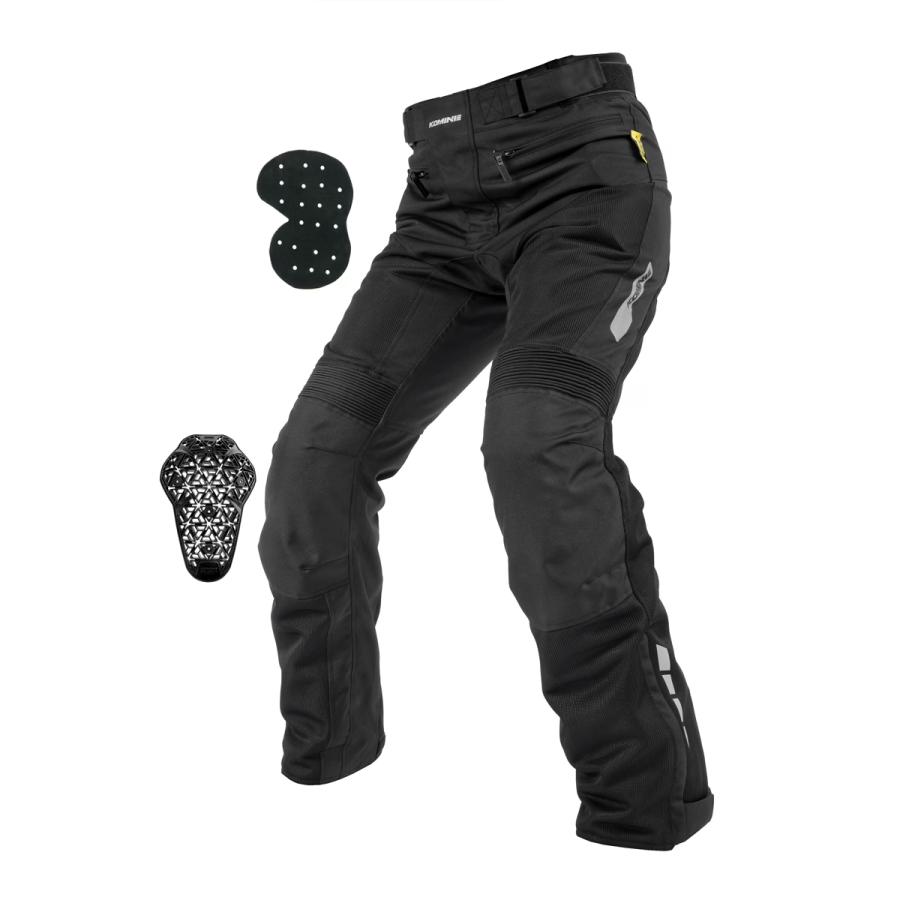 コミネ（Komine） PK-763 エニグマG2ライディングメッシュパンツ Black
