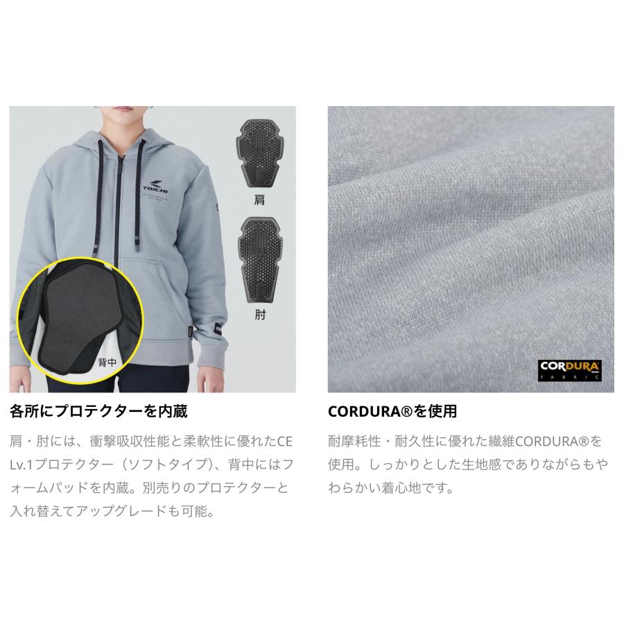 TAICHI - RSタイチ(アールエスタイチ) RSJ352 コーデュラ フーディ CHARCOAL WM(Ladies)大きさ
