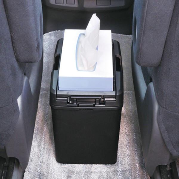 セイワ SEIWA ティッシュが置ける 車内用ダストボックス ゴミ箱 W733