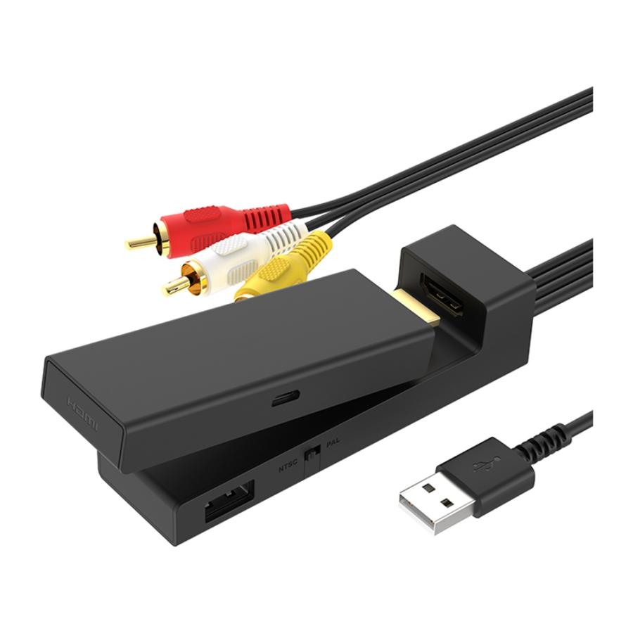 HDMI→RCA変換ケーブル USB1ポート コンバーター USBポート付 コンパクト設計 カシムラ KD-232｜autorule｜02