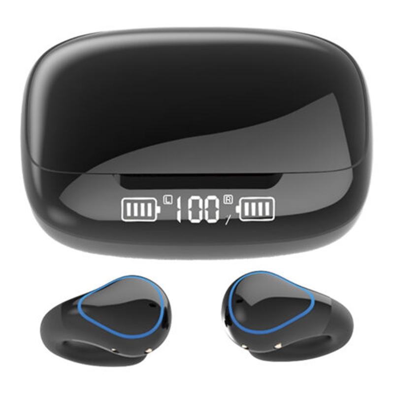 Bluetoothステレオイヤホン Ver.5.1 USBケーブル 充電ケース ブラック