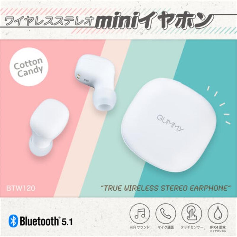 Bluetoothステレオ小型イヤホン Ver.5.1 充電ケース USBケーブル
